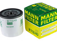 Filtru Ulei Mann Filter Ford Escort 4 1985-1990 W712/43