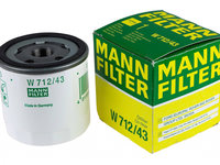 Filtru Ulei Mann Filter Ford Fiesta 3 1996-2000 W712/43