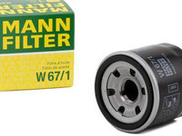 Filtru ulei Mann Filter Nissan Juke F15 2010→ W67/1