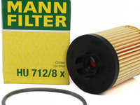 Filtru Ulei Mann Filter Opel Astra G 1998-2009 HU712/8X SAN57138