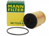 Filtru Ulei Mann Filter Opel Astra H 2004-2012 HU712/8X