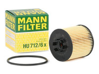 Filtru Ulei Mann Filter Seat Leon 1P1 2005-2013 HU712/6X