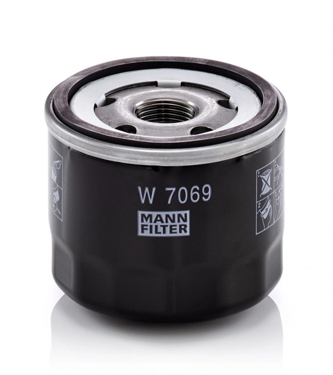 Filtru ulei MANN-FILTER W7069 pentru SSANGYONG TIVOLI 2015 2016 2017 2018 2019 2020 2021 2022 2023