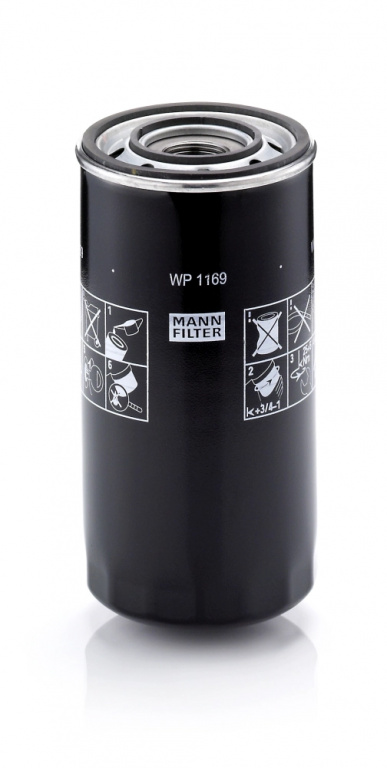 Filtru ulei MANN-FILTER WP1169 compatibil cu IVECO EUROTECH MH 1998 1999 2000 2001 2002 2003