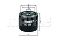 Filtru ulei MAZDA 626 Mk V hatchback (GF) (1997 - 2002) MAHLE ORIGINAL OC 205