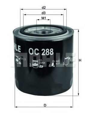 Filtru ulei MAZDA MPV Mk II (LW) (1999 - 2006) MAH