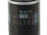 Filtru ulei MITSUBISHI COLT Mk III (C5_A), MITSUBISHI COLT Mk IV (CA_A), OPEL COMBO (71_) - MANN-FILTER W 610/3