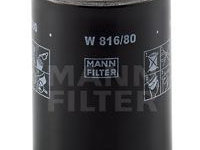 Filtru ulei MITSUBISHI GALANT Mk II (A16_) - OEM - MANN-FILTER: W816/80|W 816/80 - Cod intern: W02063300 - LIVRARE DIN STOC in 24 ore!!!