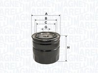 Filtru ulei MULTICAR Fumo MAGNETI MARELLI 153071760520