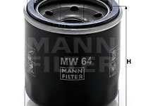 Filtru ulei (MW64 MANN-FILTER) HONDA MOTORCYCLES,KAWASAKI MOTORCYCLES,SUZUKI MOTORCYCLES,TRIUMPH MOTORCYCLES,YAMAHA MOTORCYCLES