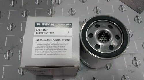 Filtru Ulei Nissan Micra Note K11 K12 E11 P12 , ORIGINAL 1520870J0A