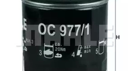 Filtru ulei OC 977 1 KNECHT pentru Audi A1 Vw
