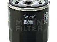 Filtru ulei OPEL COMBO Tour (X12) - OEM - MANN-FILTER: W712|W 712 - Cod intern: W02242575 - LIVRARE DIN STOC in 24 ore!!!