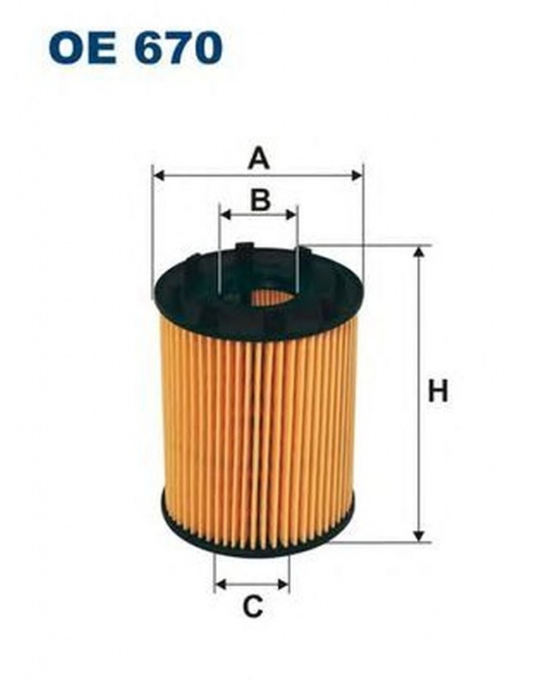 Filtru ulei OPEL CORSA C caroserie F08 W5L FILTRON OE670