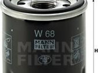 Filtru ulei RENAULT CLIO II (BB0/1/2_, CB0/1/2_) MANN-FILTER W 68