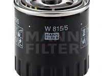 Filtru ulei RENAULT LAGUNA I I (B56_, 556_), RENAULT SAFRANE (B54_), RENAULT ESPACE (J11_) - MANN-FILTER W 815/5