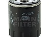 Filtru ulei RENAULT LAGUNA II (BG0/1_) - OEM - MANN-FILTER: W712/47|W 712/47 - Cod intern: W02180391 - LIVRARE DIN STOC in 24 ore!!!