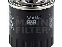 Filtru ulei RENAULT TRAFIC platou/sasiu (P6) - OEM - MANN-FILTER: W815/5|W 815/5 - Cod intern: W02180416 - LIVRARE DIN STOC in 24 ore!!!