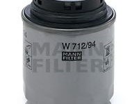 Filtru ulei SKODA FABIA Combi - OEM - MANN-FILTER: W712/94|W 712/94 - Cod intern: W02180397 - LIVRARE DIN STOC in 24 ore!!!