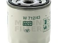 Filtru ulei SKODA RAPID (120G, 130G, 135G), ROVER 200 (XH), AUSTIN MAESTRO (XC) - MANN-FILTER W 712/43