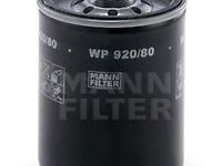 Filtru ulei SUZUKI GRAND VITARA XL-7 I (FT) - OEM - MANN-FILTER: WP920/80|WP 920/80 - Cod intern: W02123428 - LIVRARE DIN STOC in 24 ore!!!