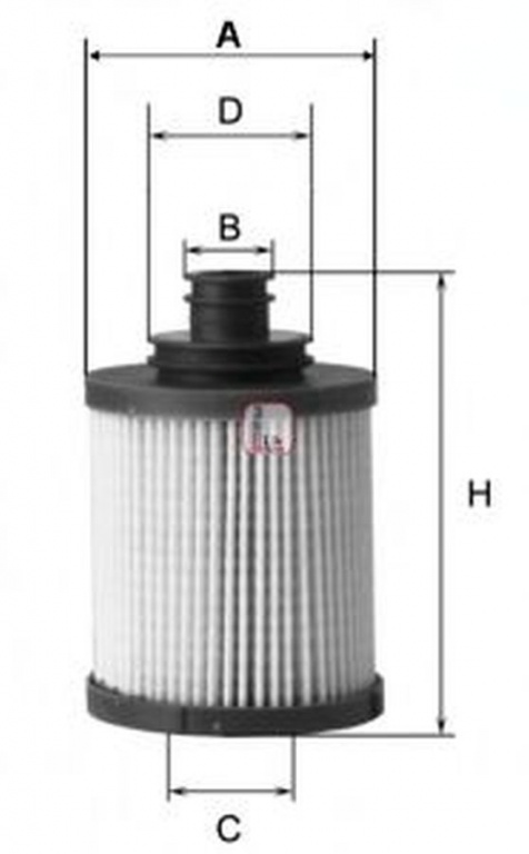 Filtru ulei SUZUKI SWIFT III MZ EZ SOFIMA S5031PE