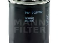 Filtru ulei TOYOTA DYNA platou / sasiu (KD_, LY_, TRY2_, KDY2_, XZU4_, XZU3_, W (2001 - 2020) MANN-FILTER WP 928/80