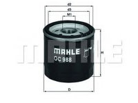 Filtru ulei TOYOTA LAND CRUISER (LJ12_, KZJ12_, TRJ12_, KDJ12_, GRJ12_) (2002 - 2009) MAHLE ORIGINAL OC 988