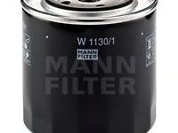 Filtru ulei VOLKSWAGEN TRANSPORTER/CARAVELLE Mk IV bus (70XB, 70XC, 7DB, 7DW) - OEM - MANN-FILTER: W1130/1|W 1130/1 - Cod intern: W02123546 - LIVRARE DIN STOC in 24 ore!!!