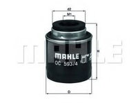 Filtru ulei VW EOS (1F7, 1F8) (2006 - 2020) MAHLE ORIGINAL OC 593/4