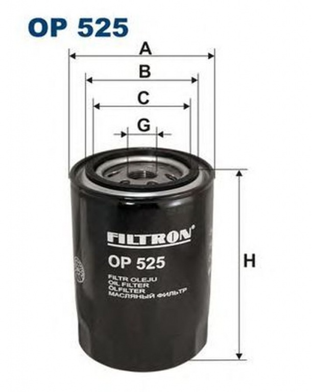 Filtru ulei VW JETTA II 19E 1G2 165 FILTRON OP525