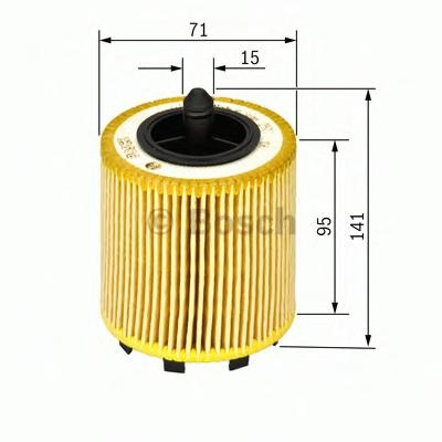 Filtru ulei VW TRANSPORTER / CARAVELLE Mk IV bus (70XB, 70XC, 7DB, 7DW), VW SHARAN (7M8, 7M9, 7M6), FORD GALAXY (WGR) - BOSCH 1 457 429 192