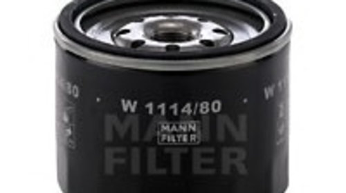 Filtru ulei W 1114 80 MANN-FILTER pentru Mazd