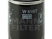 Filtru ulei W 610 7 MANN-FILTER pentru Hyundai I10 Hyundai Click Hyundai Getz Hyundai Tb Hyundai Amica Hyundai Atos Hyundai Atoz Hyundai Santro Hyundai I20 Hyundai Grand