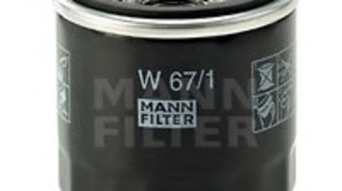 Filtru ulei W 67 MANN-FILTER pentru Mitsubish