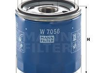 Filtru ulei W 7056 MANN-FILTER pentru Opel Insignia Opel Corsa Opel Astra