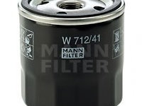 Filtru ulei W 712 41 MANN-FILTER pentru Opel Astra