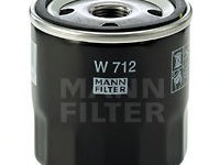 Filtru ulei W 712 MANN-FILTER pentru Ford Escort Opel Corsa Opel Kadett Opel Rallye Opel 1900 Opel Ascona Opel Rekord