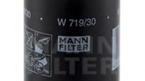 Filtru ulei W 719 30 MANN-FILTER pentru Audi 