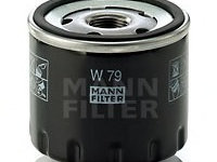 Filtru ulei W 79 MANN-FILTER pentru Renault Megane Renault Gran Renault 19 Renault Trafic Renault Clio Renault Twingo Renault Kangoo Renault Laguna Dacia Logan Dacia Duster Nissan Cube Renault ScEnic Renault Grand Dacia Sandero Opel Vivaro Renault Es