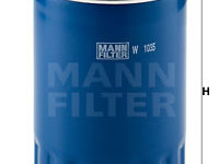 Filtru ulei (W1035 MANN-FILTER) KIA
