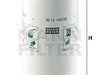 Filtru ulei (W1110235 MANN-FILTER) DONGFENG,IRISBUS,MACK,RENAULT TRUCKS,VOLVO