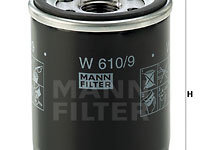 Filtru ulei (W6109 MANN-FILTER) LEXUS,PERODUA,PONTIAC,SUZUKI,TOYOTA