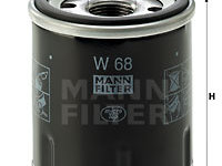 Filtru ulei (W68 MANN-FILTER) AIXAM,RENAULT