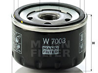 Filtru ulei (W7003 MANN-FILTER) ALFA ROMEO,FIAT,LANCIA