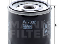 Filtru ulei (W7032 MANN-FILTER) DACIA,INFINITI,MERCEDES-BENZ,NISSAN,RENAULT