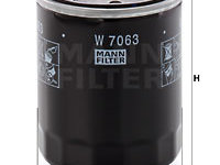 Filtru ulei (W7063 MANN-FILTER) Citroen,FIAT,HAVAL,OPEL,PEUGEOT,TOYOTA,VAUXHALL