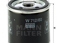 Filtru ulei (W71280 MANN-FILTER) SAAB