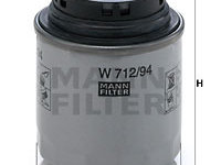 Filtru ulei (W71294 MANN-FILTER) AUDI,SEAT,SKODA,VW