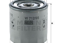 Filtru ulei (W71295 MANN-FILTER) AUDI,CUPRA,SEAT,SKODA,VW,VW (FAW)